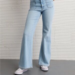 AE Stretch High-Waisted Flare Jeans